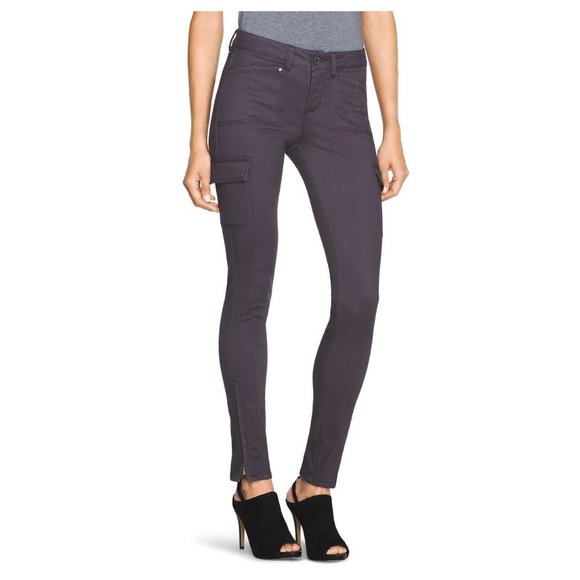 WHBM CARGO SKINNY JEANS Grey 0R - Picture 1 of 9